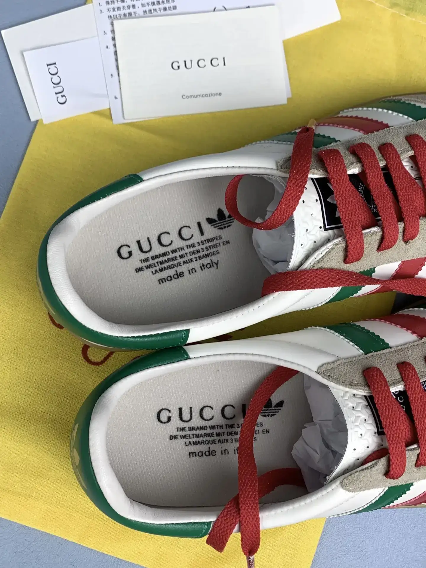 adidas x Gucci Gazelle sneaker product photo from LabelPicks