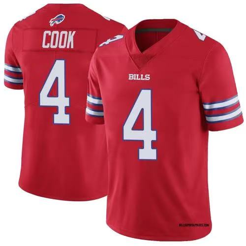 James Cook Buffalo Bills Nike Game Player Jersey - Red
