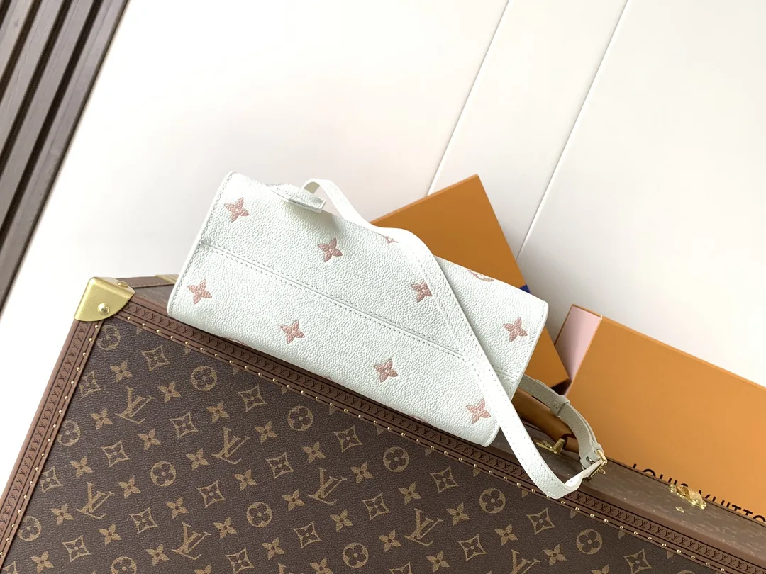 Louis Vuitton White Onthego Calfskin Top Handle Bag product photo from LabelPicks