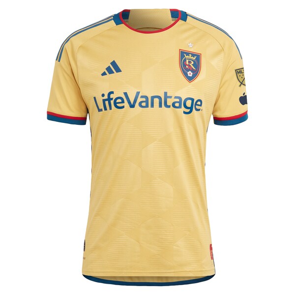 Real Salt Lake adidas 2024 The Beehive State Kit Authentic Custom Jersey - Gold