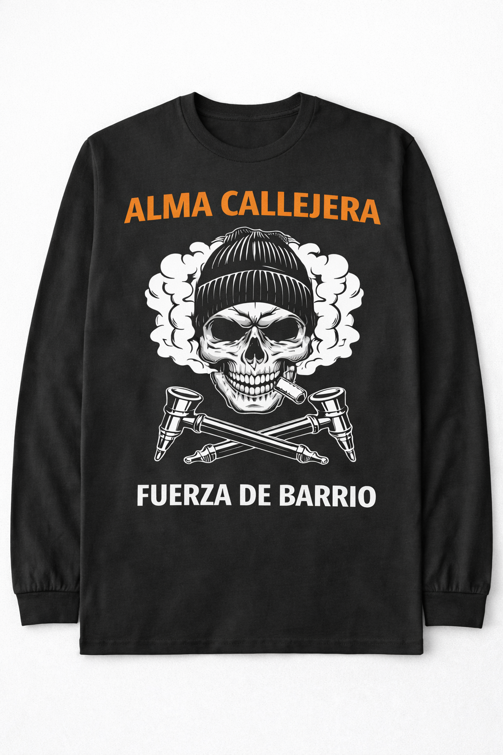 Remera Calavera con Gorro y Bujías | Estilo Urbano Unisex