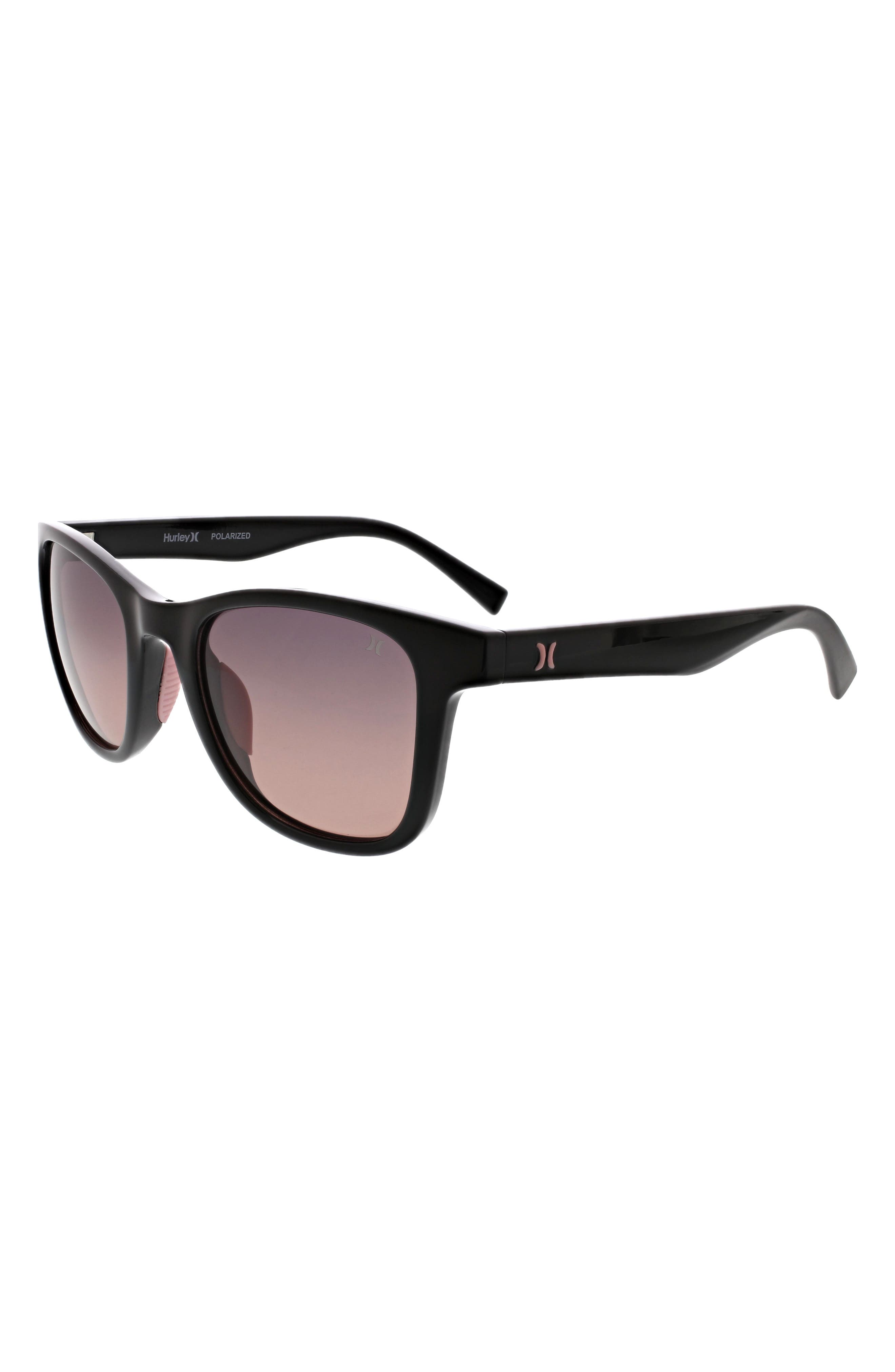 Hurley 51mm Square Polarized Sunglasses