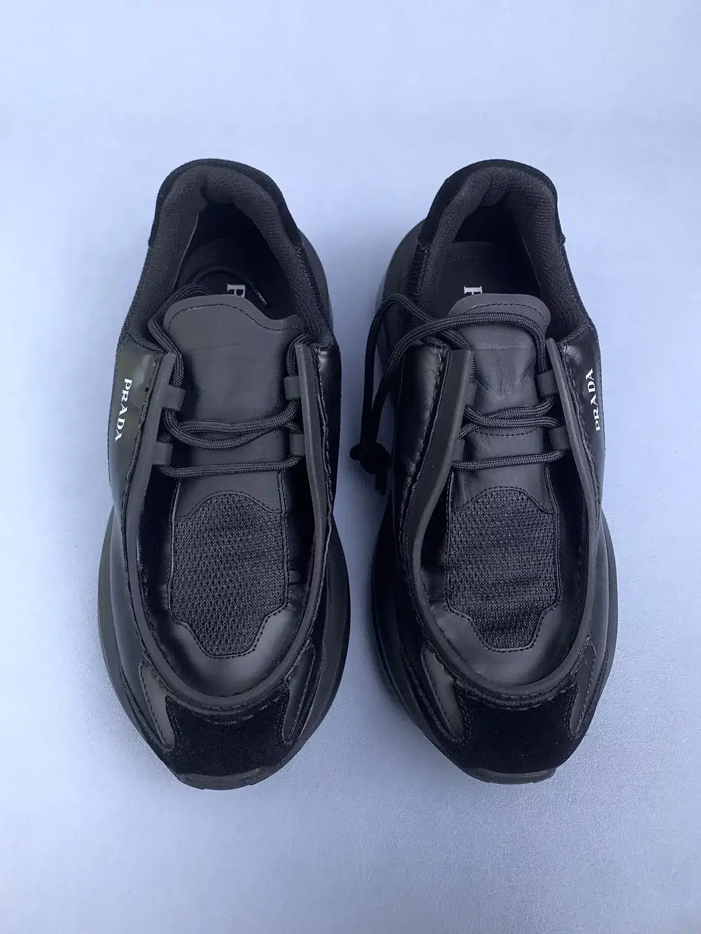 Systeme leather and Re-Nylon slip-on sneakers product photo from LabelPicks