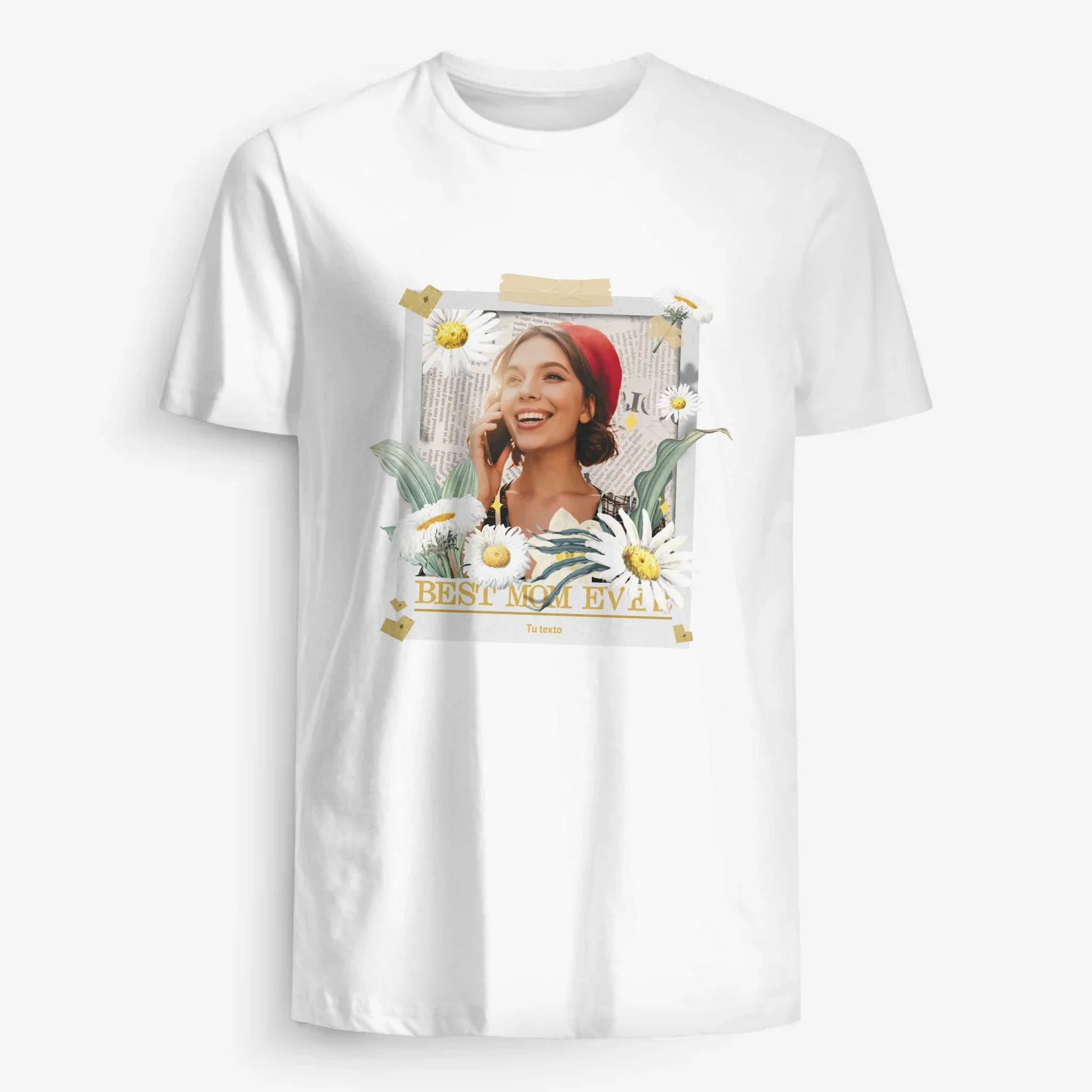 Personalizar Camiseta Para Mamá Foto personalizado | La mejor mamá de todas