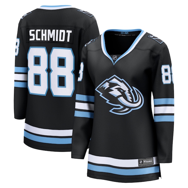Nate Schmidt Utah Mammoth  Women's Home Breakaway Player Jersey - Black