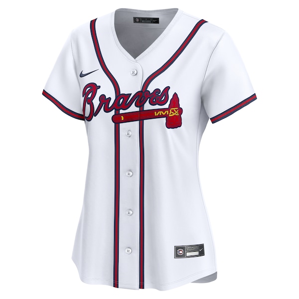 Atlanta Braves Nike Women's #1 Mom Home Limited Jersey - White