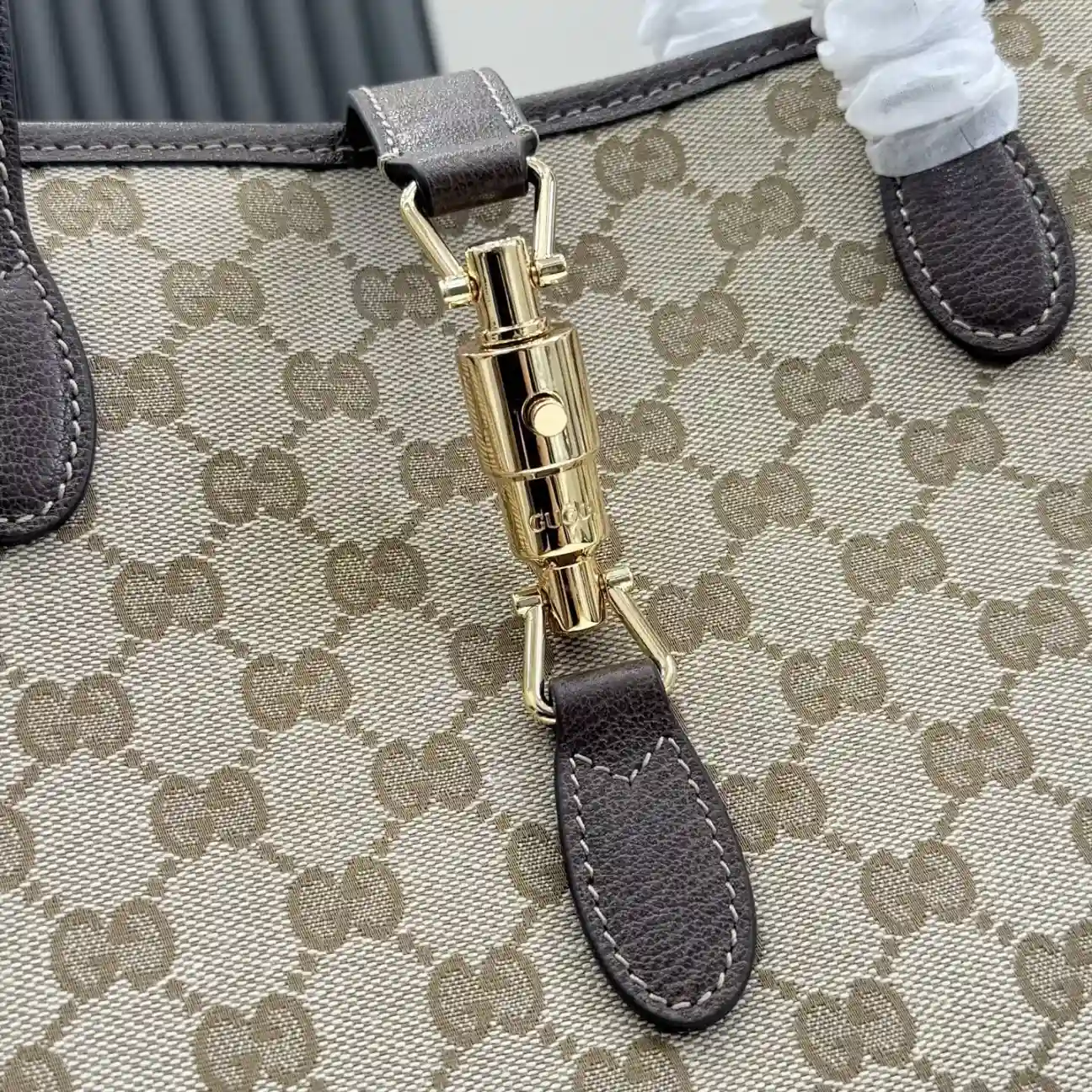 Gucci Brown Jackie Quilted Leather Tote Bag product photo from LabelPicks