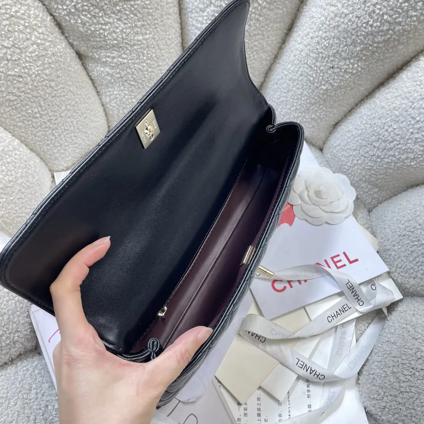 Chanel Coco Handle Black Calfskin Top Handle Bag product photo from LabelPicks