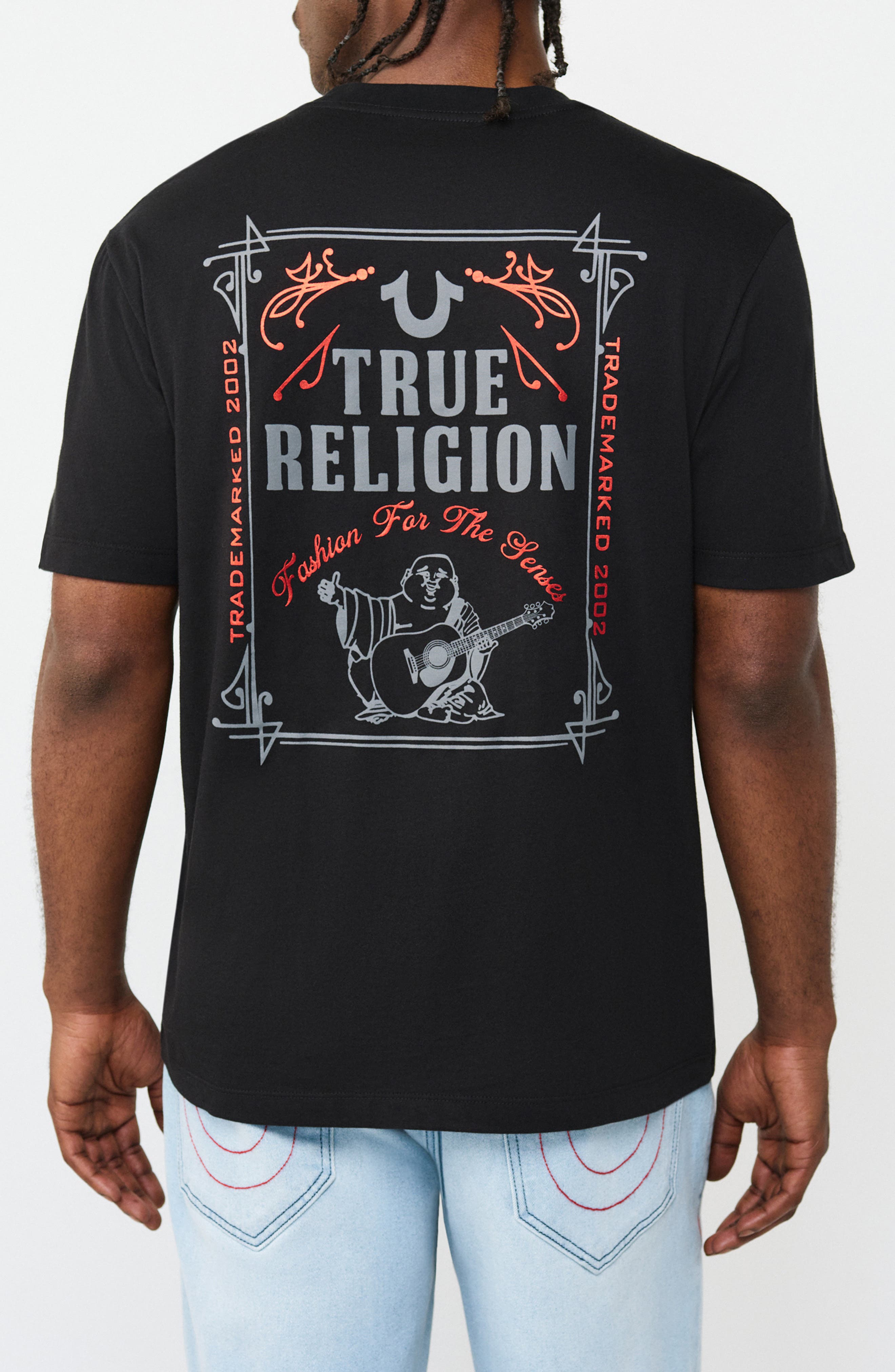 True Religion Logo Cotton T-Shirt