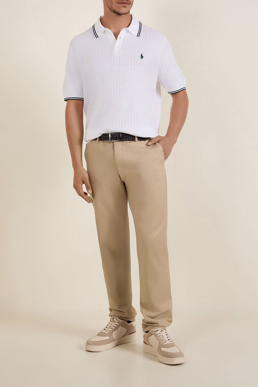 POLO RALPH LAUREN פולו רלף לורן X ווימבלדון חולצת פולו סריג