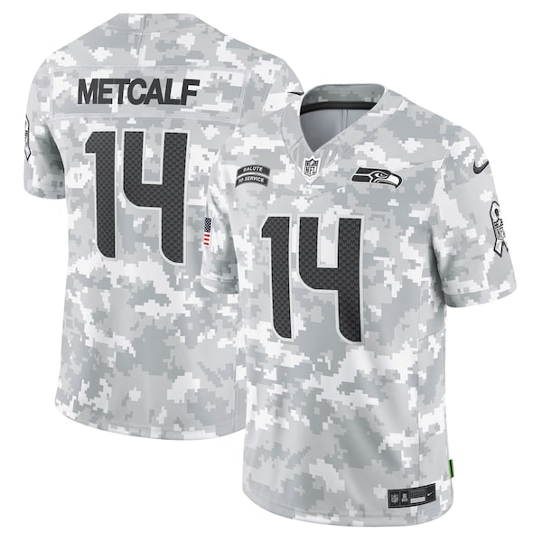 DK Metcalf Seattle Seahawks Nike 2024 Salute to Service Limited Jersey - Arctic Camo