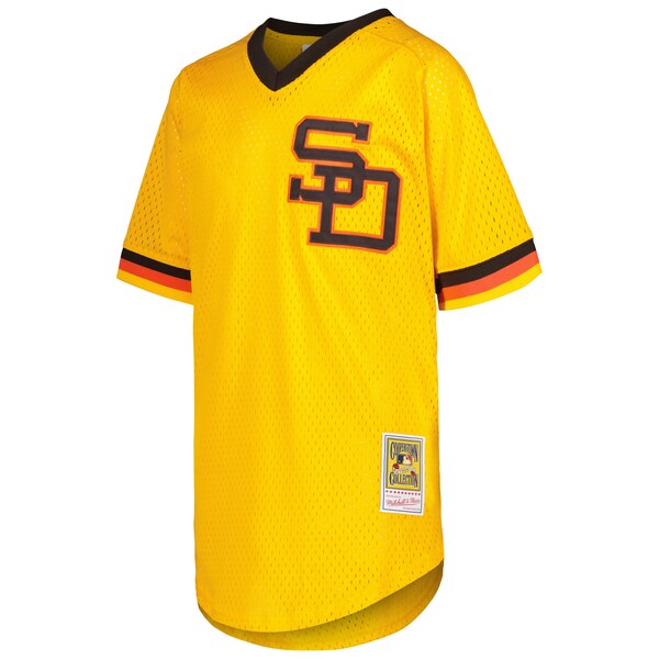 Dave Winfield San Diego Padres Youth Cooperstown Collection Mesh Batting Practice Jersey - Gold