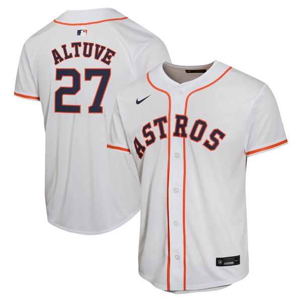 Jose Altuve Houston Astros Nike Youth Home Game Player Jersey - White