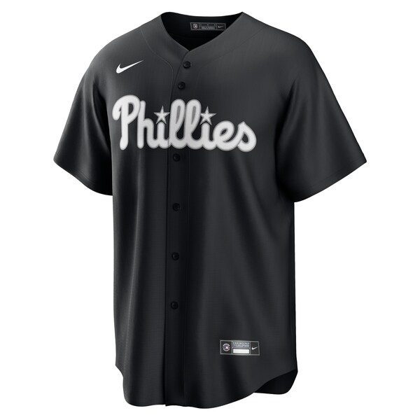 Philadelphia Phillies Nike Lights Out Replica Jersey - Black