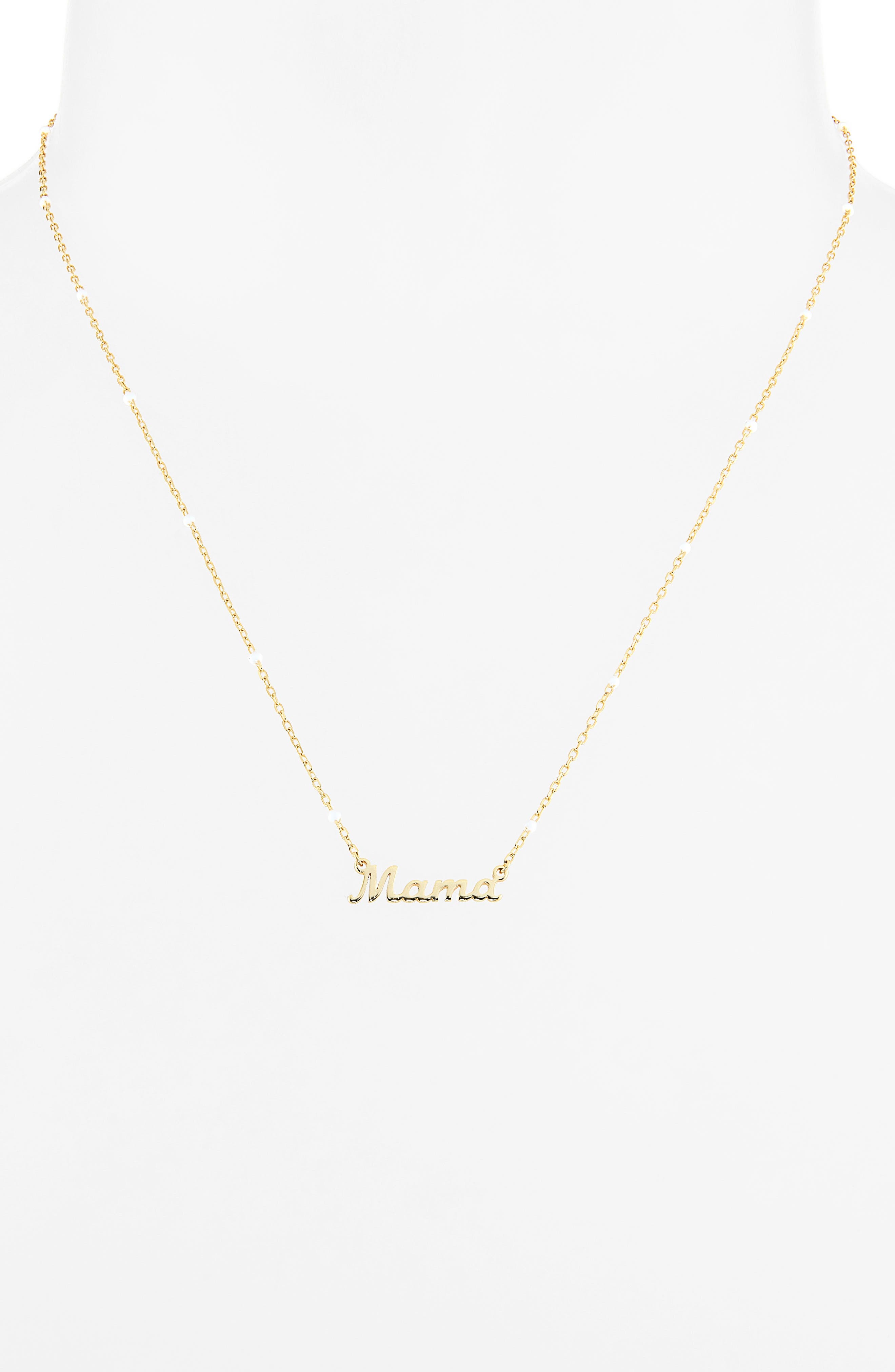 ARGENTO VIVO Enamel 'Mama' Pendant Necklace