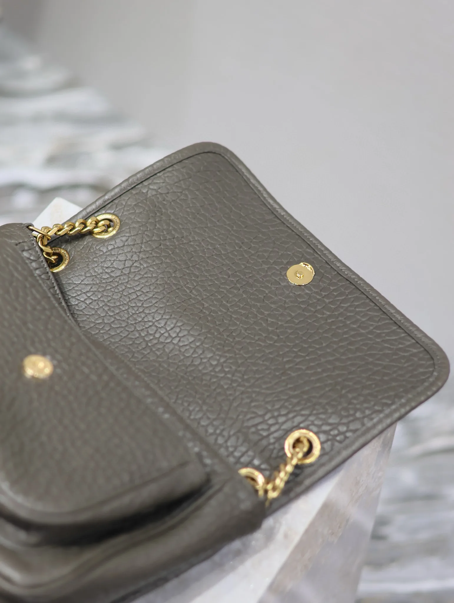 Saint Laurent Green Niki Lambskin Shoulder Bag product photo from LabelPicks
