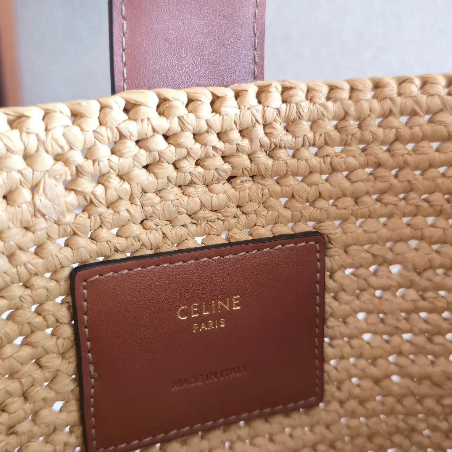 Celine Straw Woven Bucket Bag product photo from LabelPicks