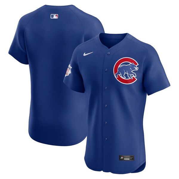 Chicago Cubs Nike Alternate Vapor Premier Elite Patch Jersey - Royal
