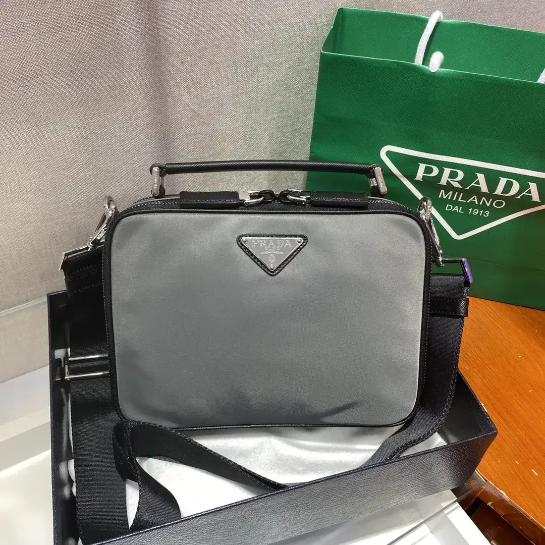 Prada Grained Leather Shoulder Bag product photo from LabelPicks