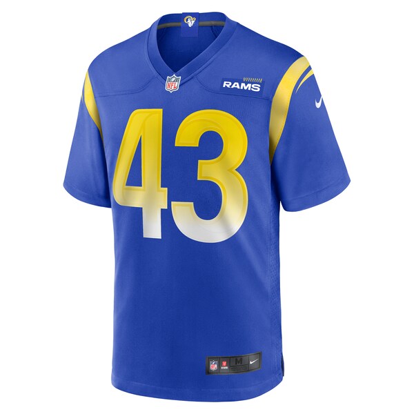 Joshua Karty Los Angeles Rams Nike Team Game Jersey -  Royal