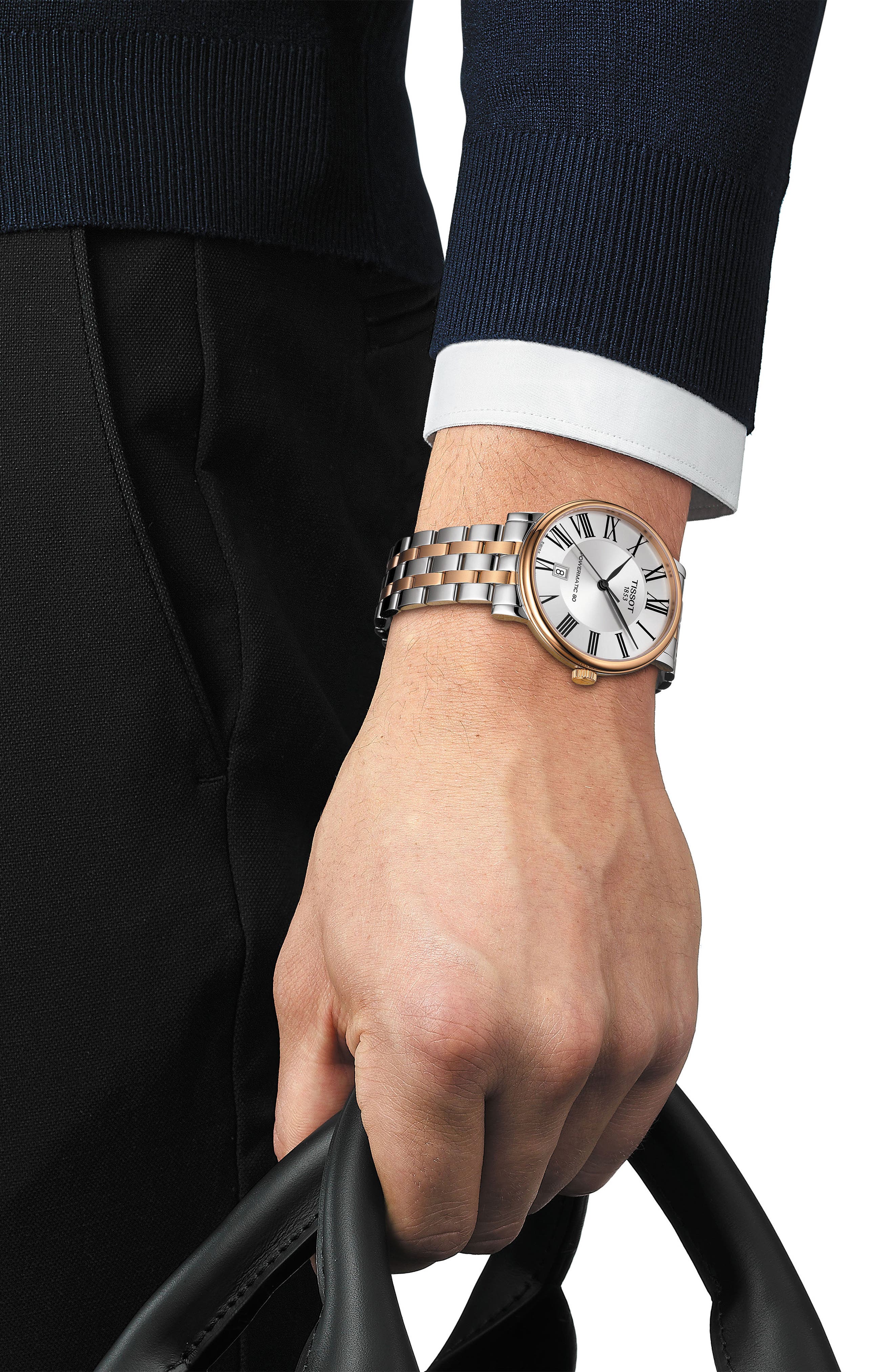 Tissot Carson Premium Powermatic Bracelet Watch, 40mm