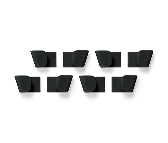 4 Wandhalterungen für Deckel