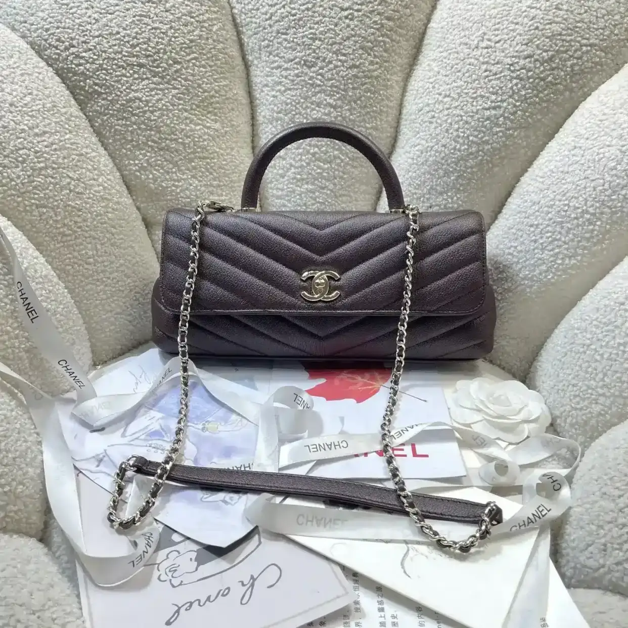 Chanel Coco Handle Black Calfskin Top Handle Bag product photo from LabelPicks