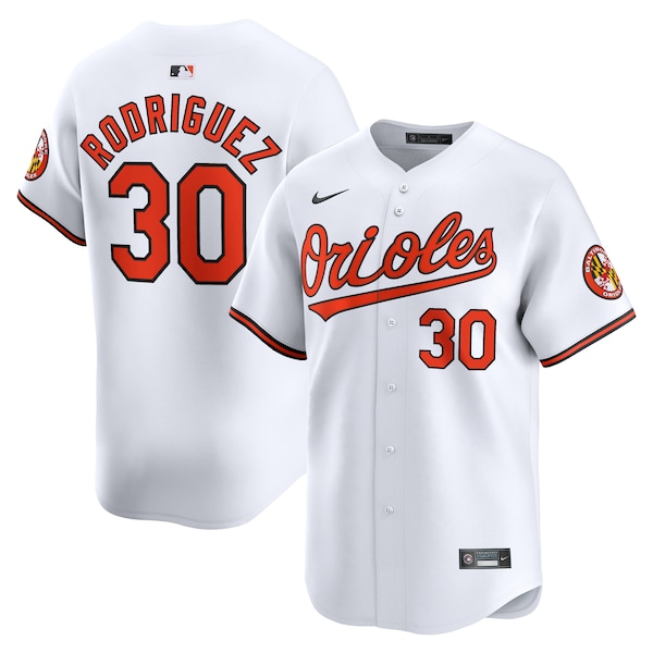Grayson Rodriguez Baltimore Orioles Nike Home Limited Player Jersey - White