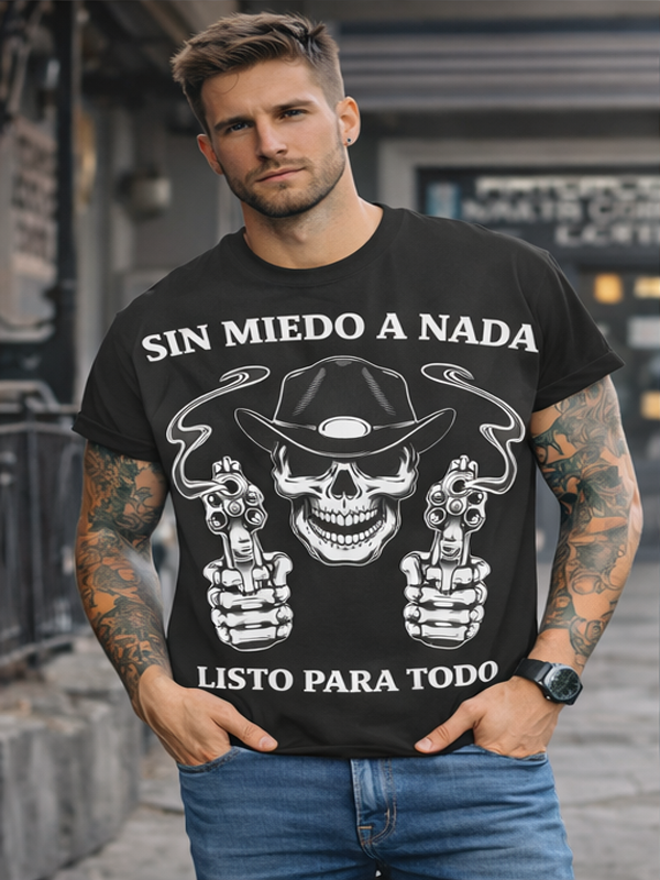 Remera “Bala y Barrio” – Calle y Calavera