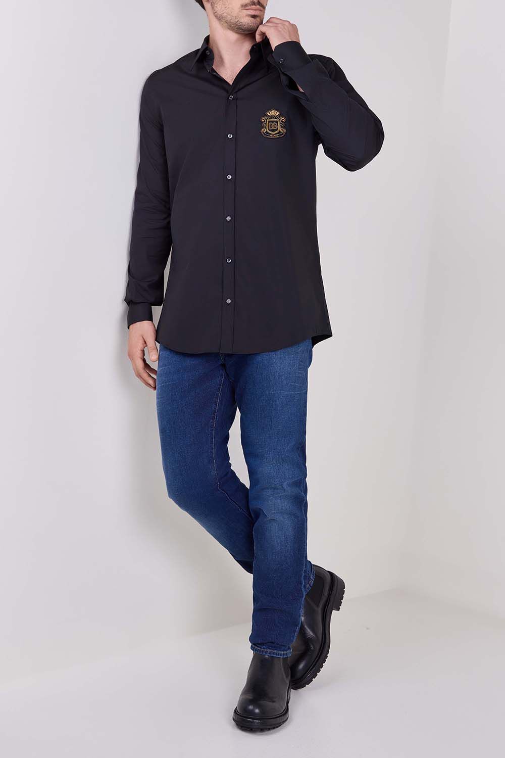 DOLCE & GABBANA חולצת מכופתרת