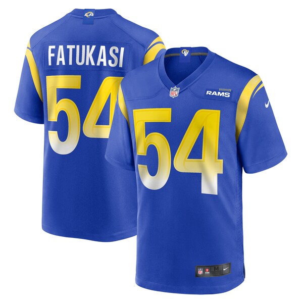 Olakunle Fatukasi Los Angeles Rams Nike  Game Jersey -  Royal