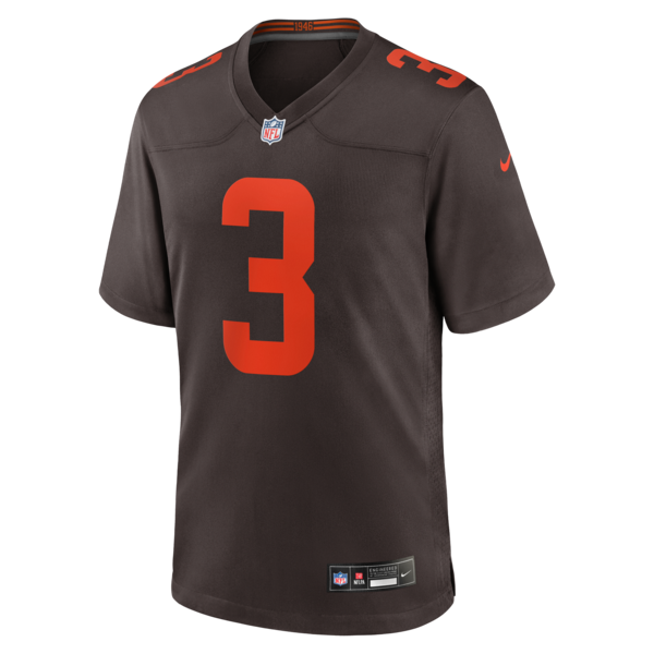 Jerry Jeudy Cleveland Browns Nike Alpha Dawg Game Jersey - Brown