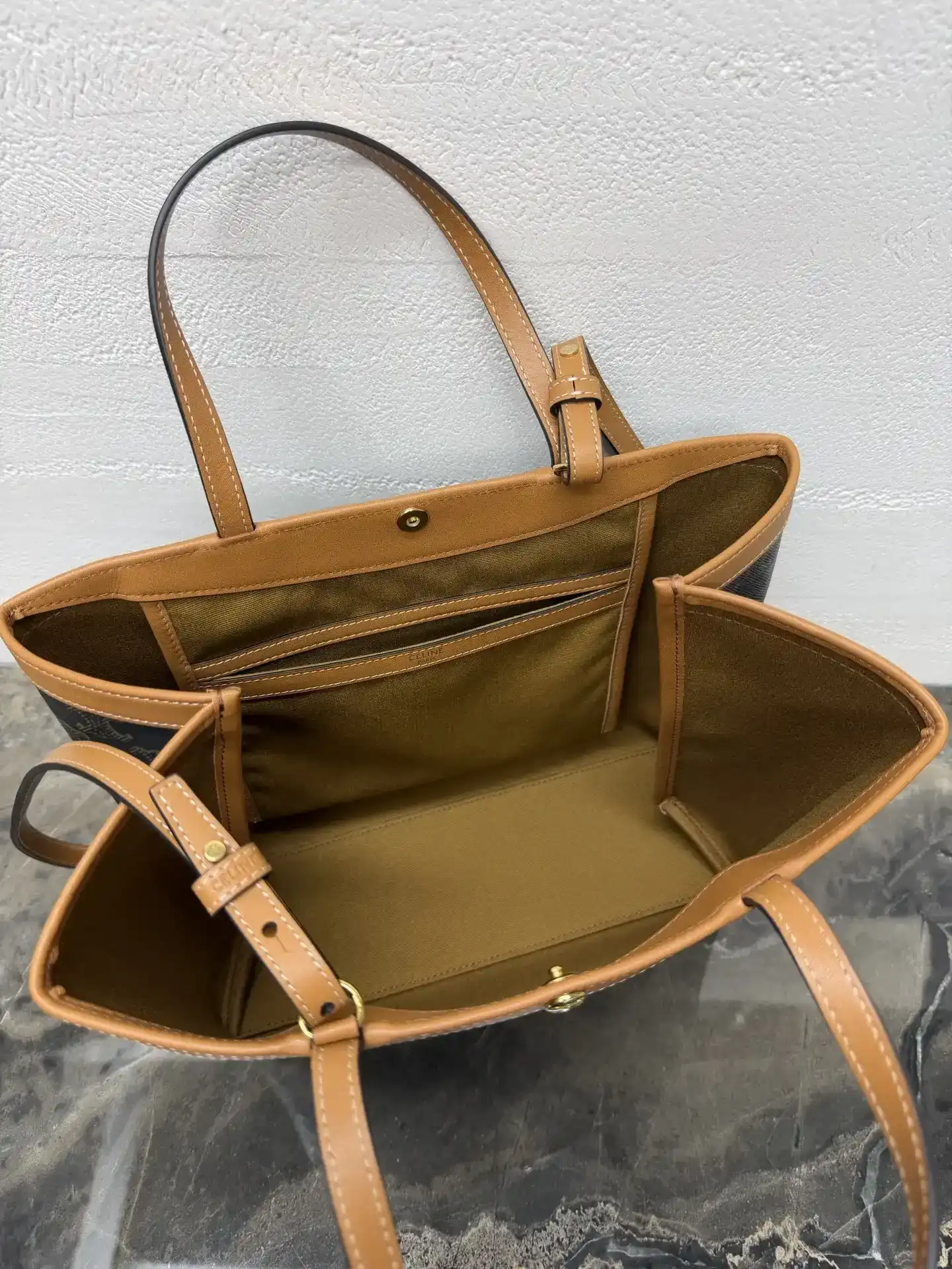 Celine Triomphe Calfskin Tote Bag product photo from LabelPicks