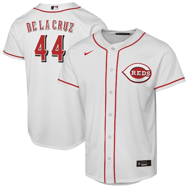 Elly De La Cruz Cincinnati Reds Nike Youth Home Replica Player Jersey - White