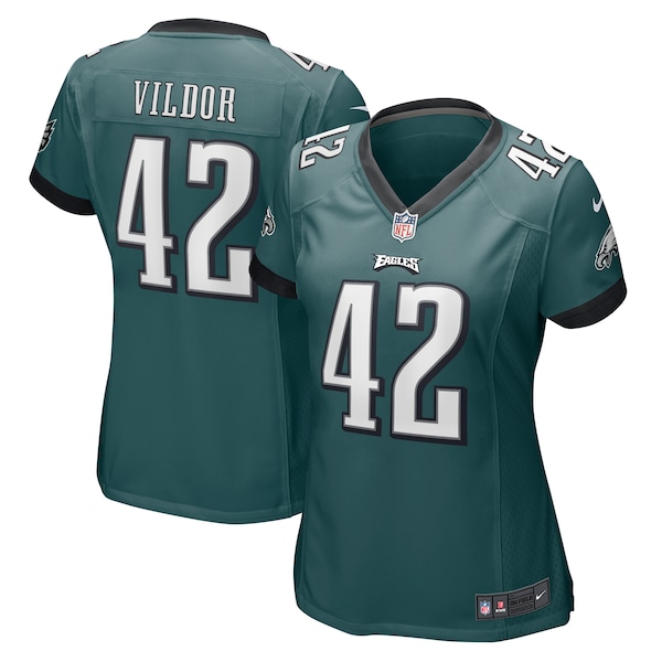 Kindle Vildor Philadelphia Eagles Nike Women's  Game Jersey - Midnight Green