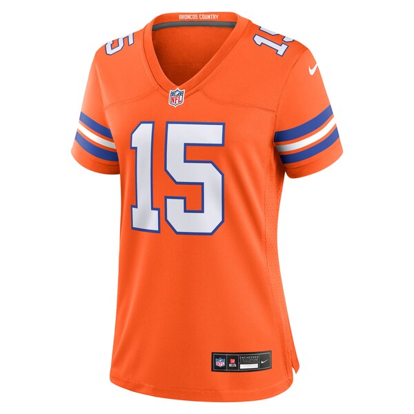 Nik Bonitto Denver Broncos Nike Women's Alternate 2 Mile High Collection 1977 Throwback Game Jersey -  Orange