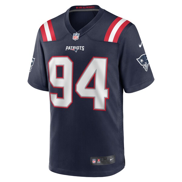 Armon Watts New England Patriots Nike  Game Jersey -  Navy