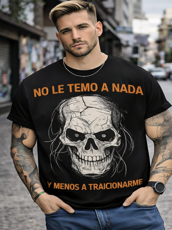 Remera Calavera Quebrada | Streetwear Dark Unisex