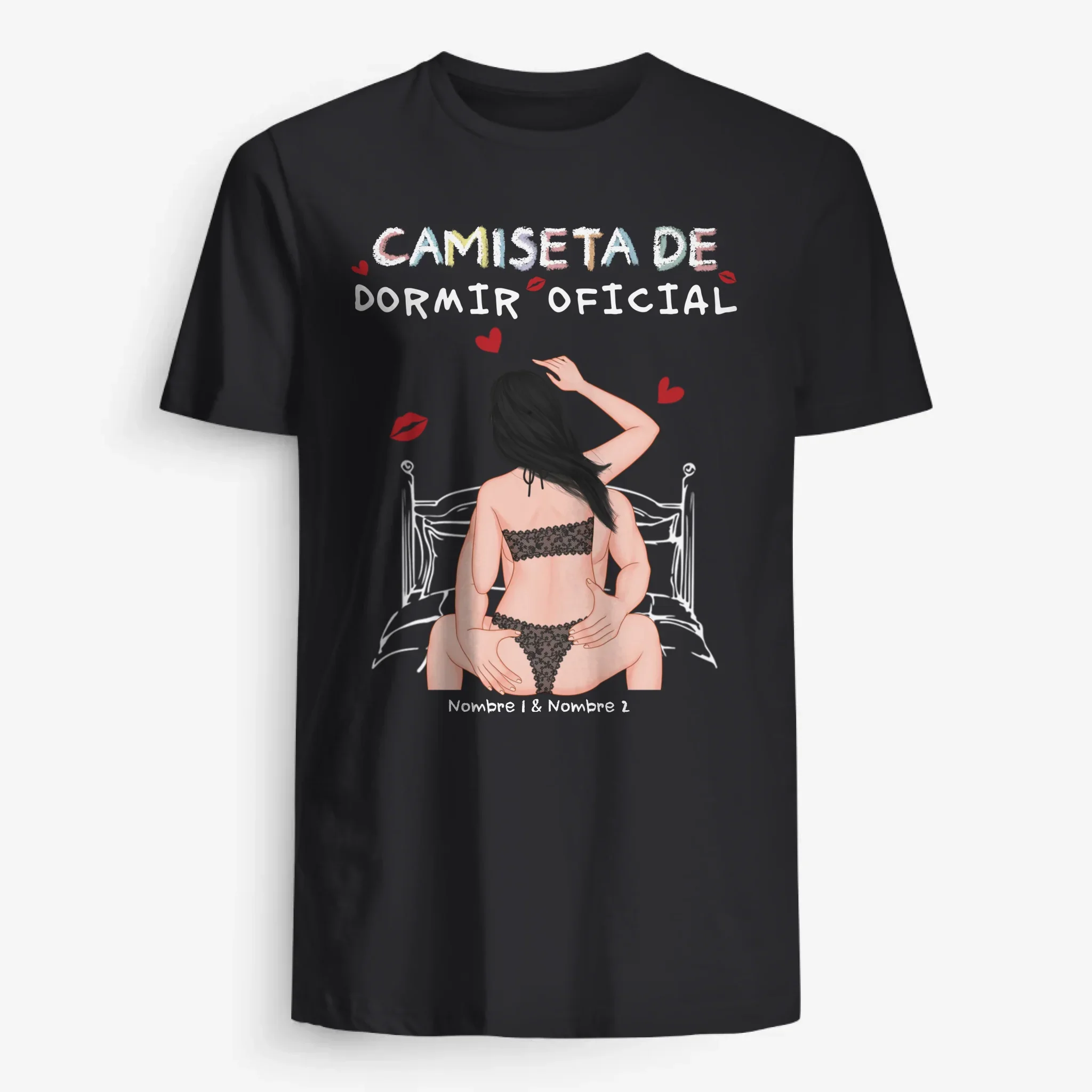 Camisetas personalizadas para pareja - Camiseta de Dormir Oficial