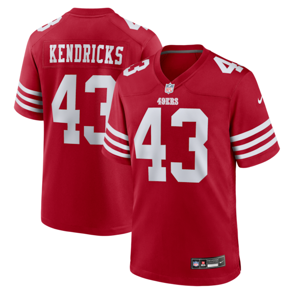 Eric Kendricks San Francisco 49ers Nike Team Game Jersey -  Scarlet