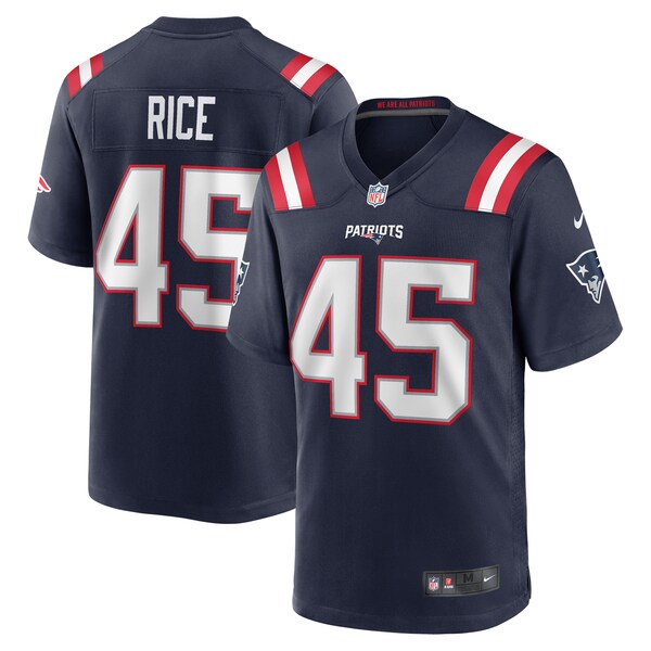 Monty Rice New England Patriots Nike  Game Jersey -  Navy