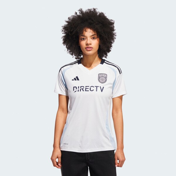 San Diego FC adidas Women's 2025 Woven Into One Replica Jersey - White
