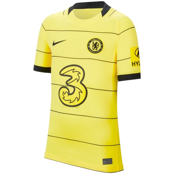 Romelu Lukaku Chelsea Nike Youth 2021/22 Away Replica Player Jersey - Yellow