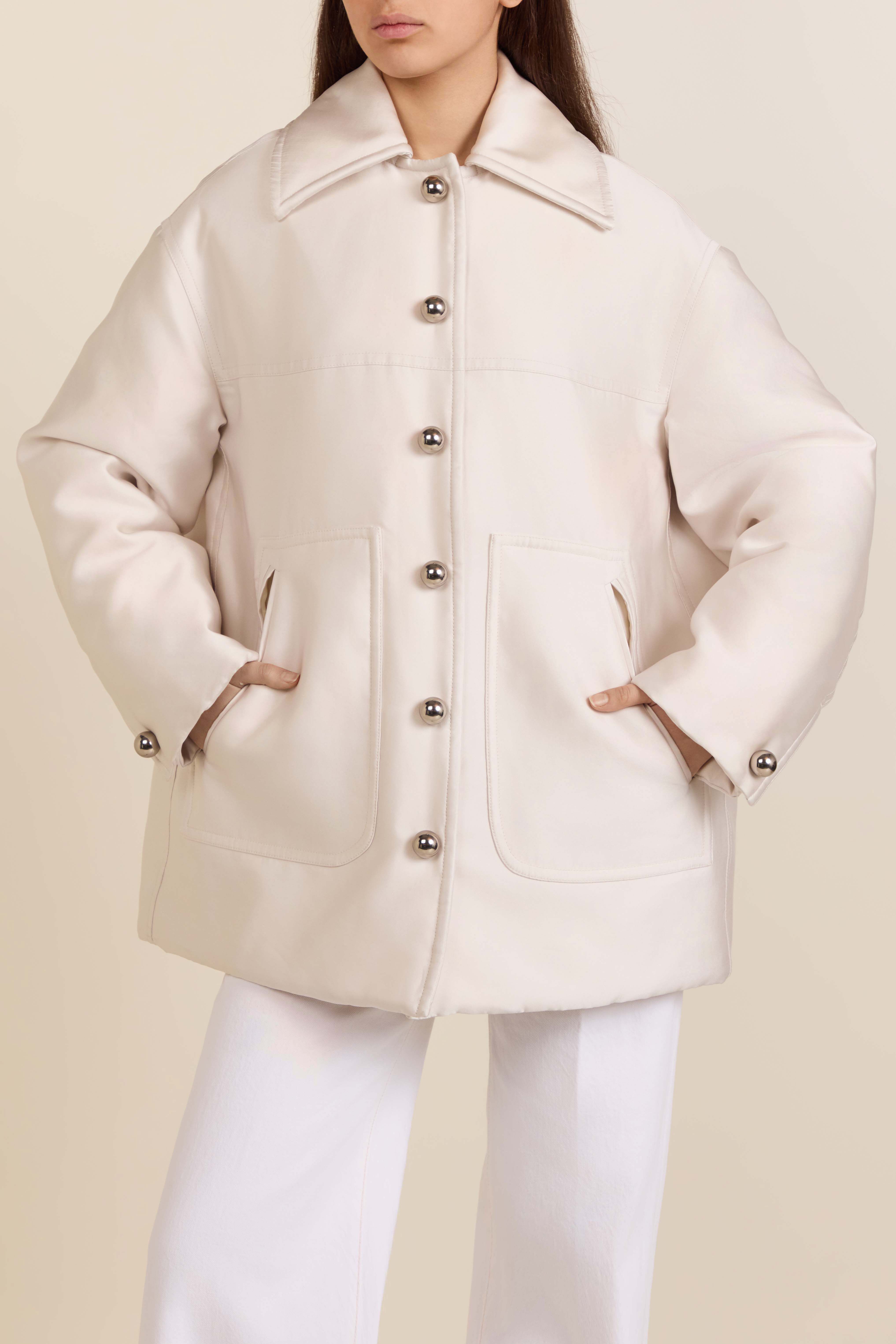 JIL SANDER מעיל בריפוד קל