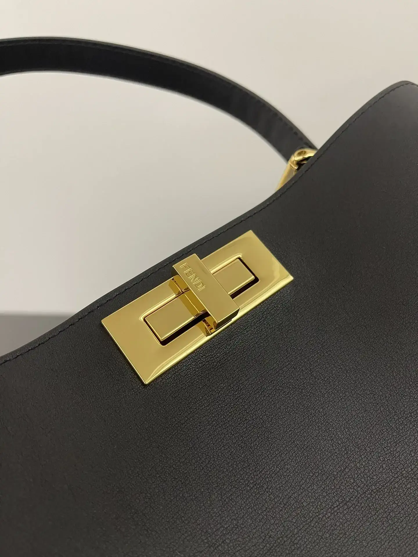 Fendi Calfskin Peekaboo Top Handle Bag product photo from LabelPicks
