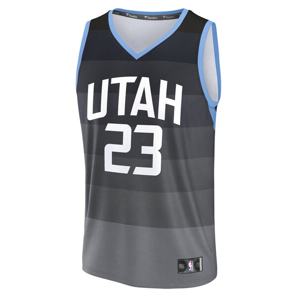 Lauri Markkanen Utah Jazz  2025/26 City Edition Fast Break Jersey - Black