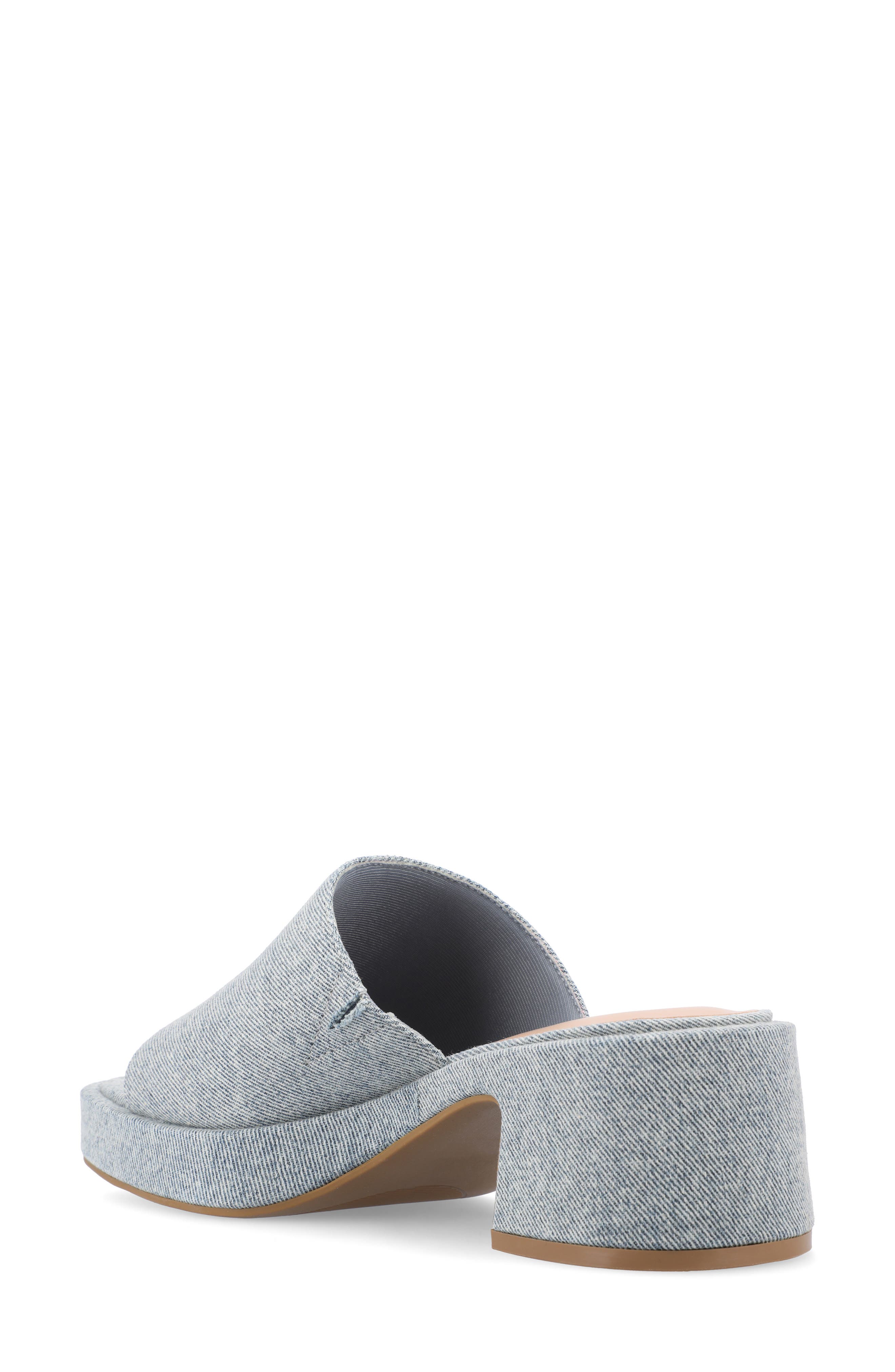 Journee Collection Bessa Block Heel Slide Sandal