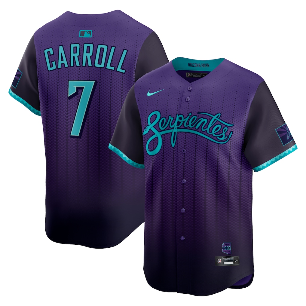 Corbin Carroll Arizona Diamondbacks Nike 2025 City Connect Limited Player Jersey - Purple