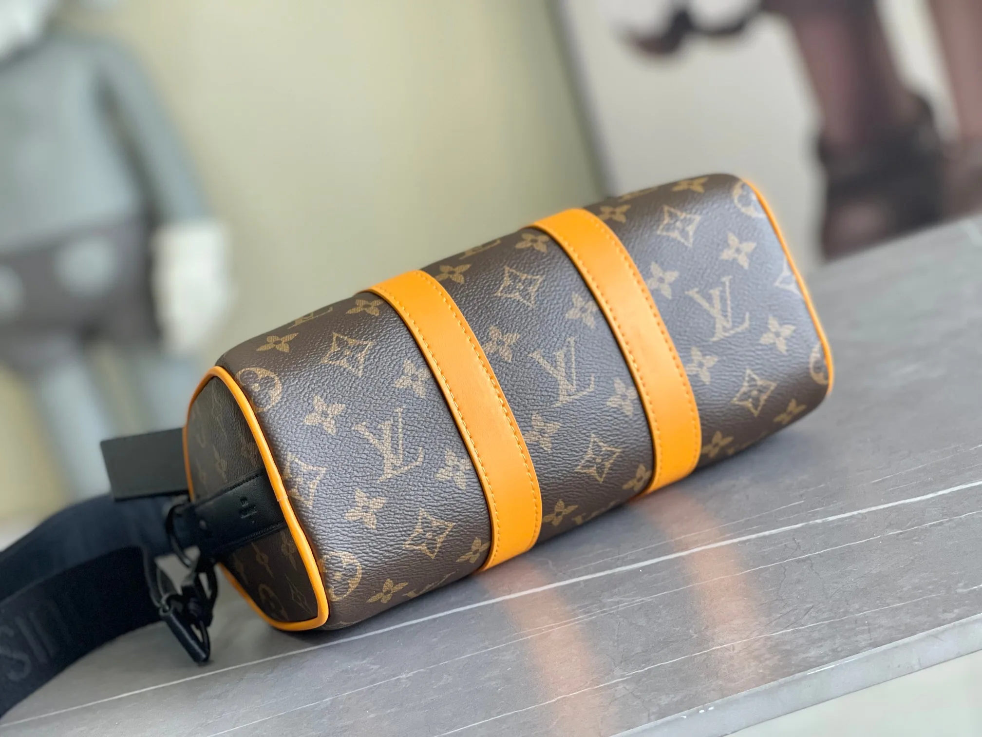 Louis Vuitton Canvas and Leather Keepall Tote Bag product photo from LabelPicks