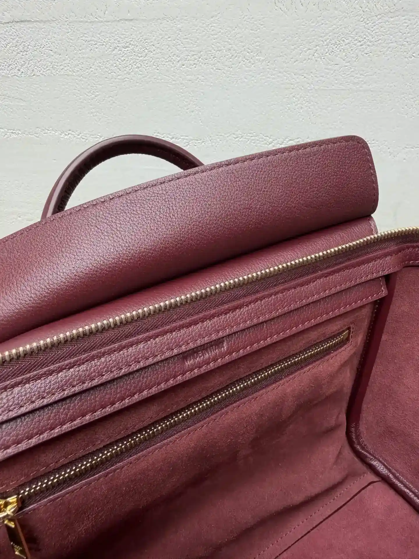 Celine Luggage Grained Leather Top Handle Bag product photo from LabelPicks